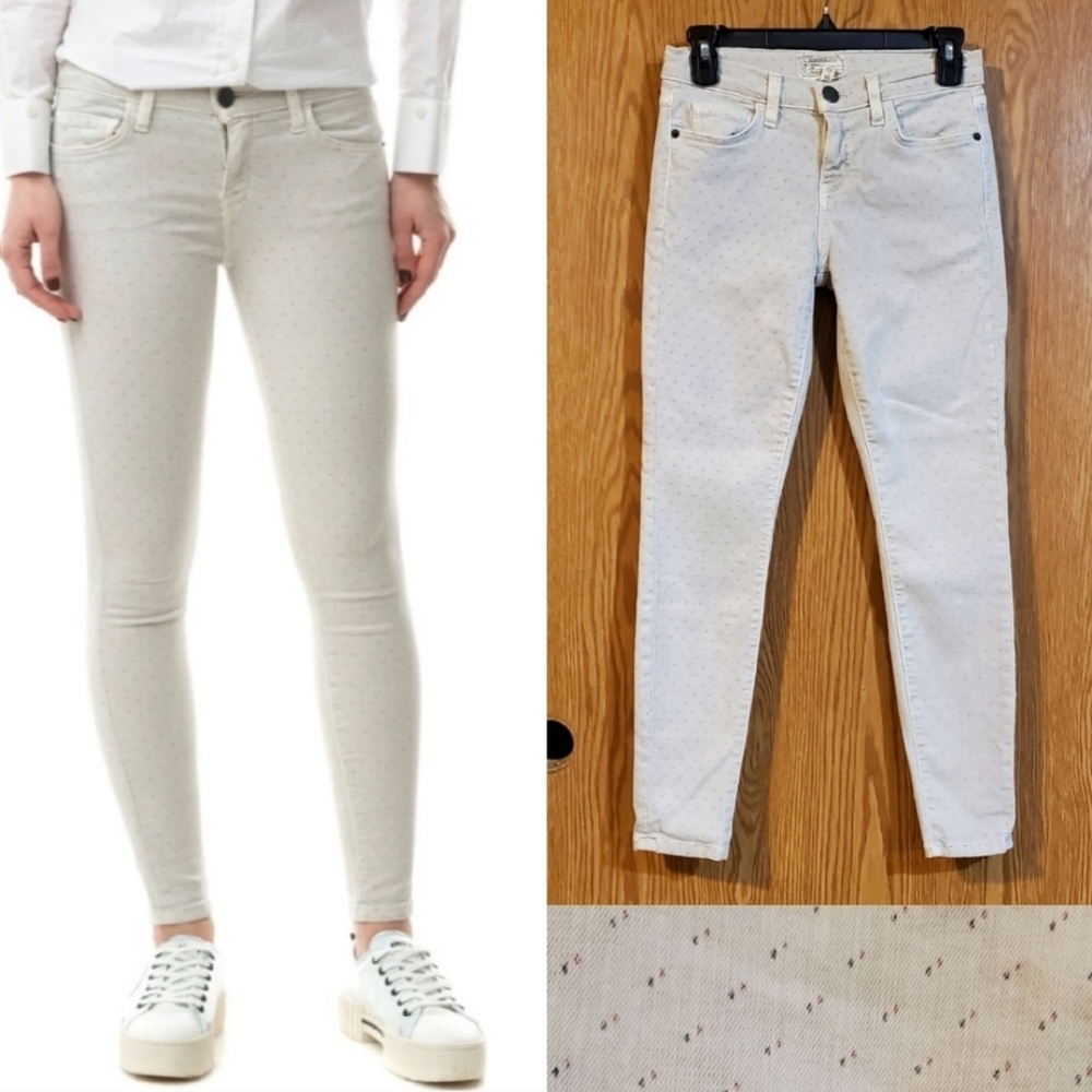 Current Elliott the Stiletto jeans with triangle print Cotton Blend Size 26